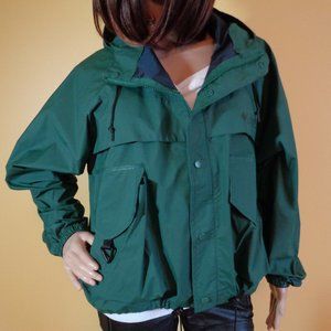 Columbia hooded rain jacket